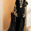 Black Gold 3-PC Embroidered  Lawn
