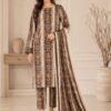 Camel Brown  Stitched Embroidered  3-PC lawn