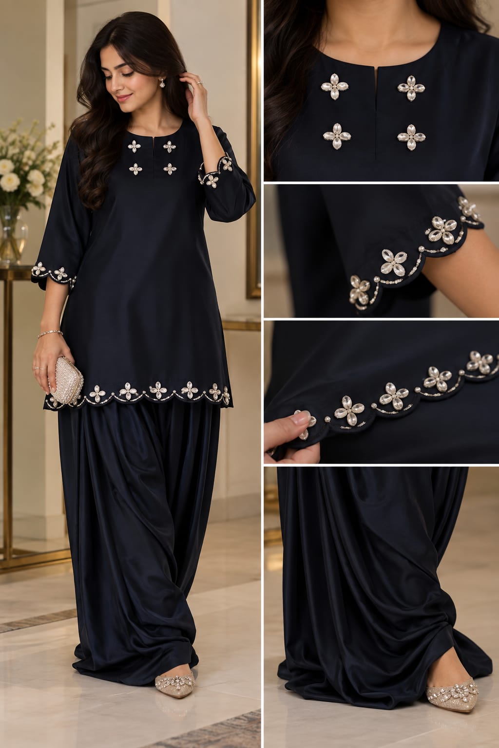 Black-decent- khadar -suit